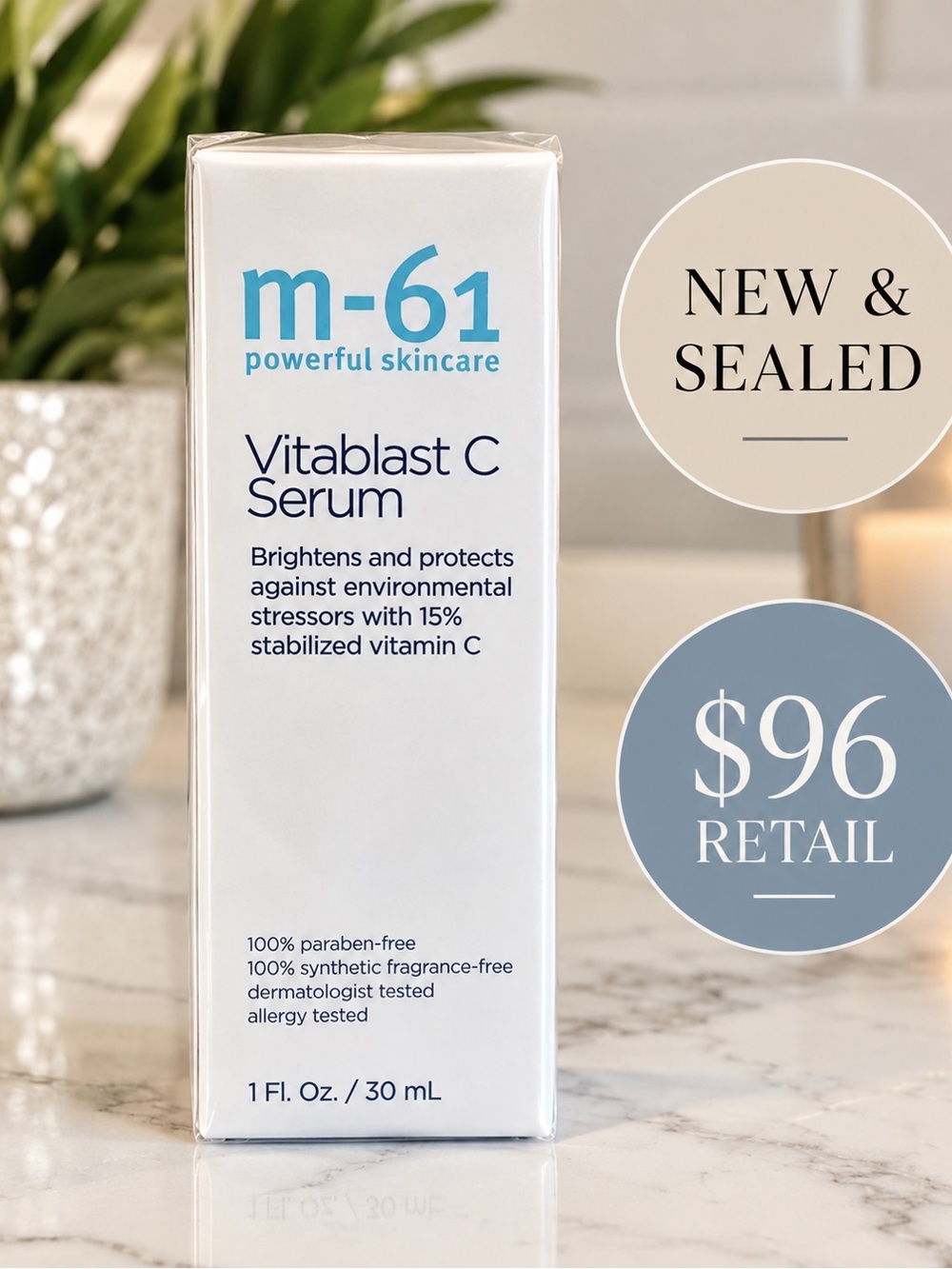 m-61 Vitablast C Serum — White Brightening Vitamin C Face Serum